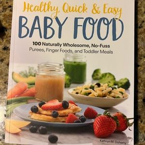 Baby and toddler cookbooks